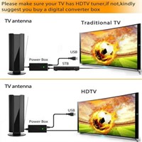 2023 HDTV Antenna  4K Support  Amplified Signal  1