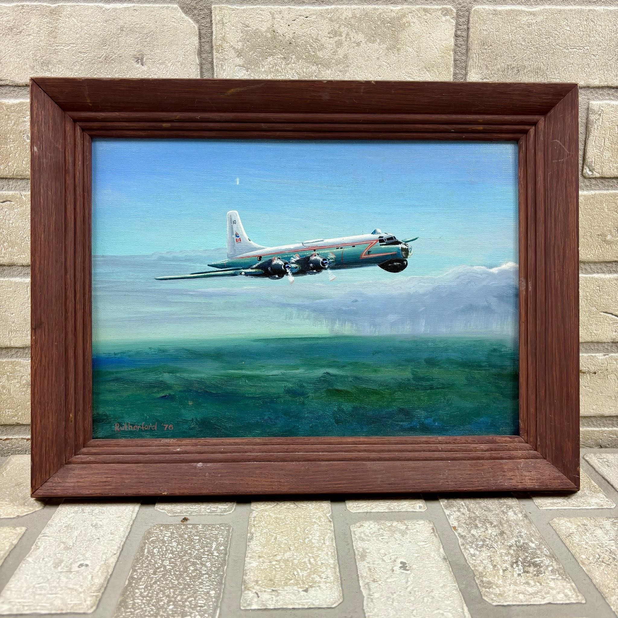 Oil Painting, Airplane, Argus 2, RCAF