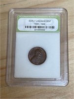 Early 1941 Lincoln Penny Cent Coin