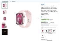 OF3525  Apple Watch Series 9 GPS 45mm Pink Aluminu