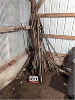 Pile of Used Fence Posts
