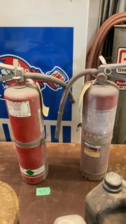 2 Fire extinguishers