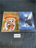 Christmas DVDs - Rudolph & Polar Express