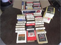 lot of several 8 track tapes country western and