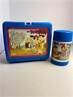 Denny's Flintstones Lunch box with Thermos