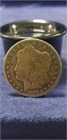 (1) 1896 Silver One Dollar Coin