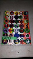 BAG OF POGS IN SHEETS