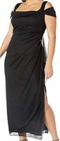 $189- Alex Evenings Women's 22 Cold Shoulder Dress