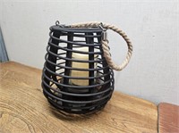 Decor Rope Hanging Candle HOLDER@8.5Ax10Hx18inL