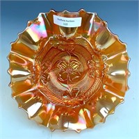 Dugan Marigold Apple Blossom Ruffled Bowl