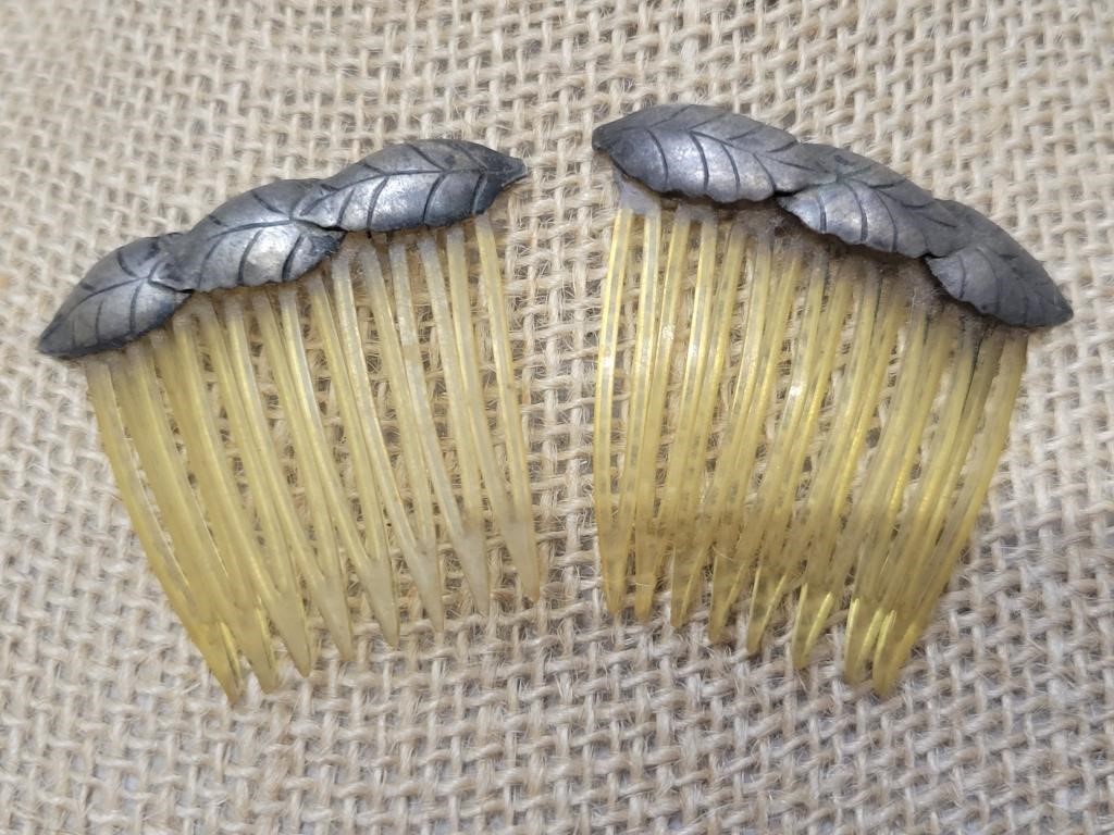Sterling Silver Accent Hair Combs