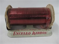 Vtg Excell-O Ribbon Dispenser w/ Cello Ribbon