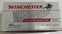 200 QTY WINCHESTER 45 AUTO 230 GR  AMMO