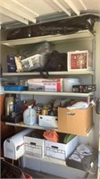 Contents Of Shelfs By Big Garage Door
