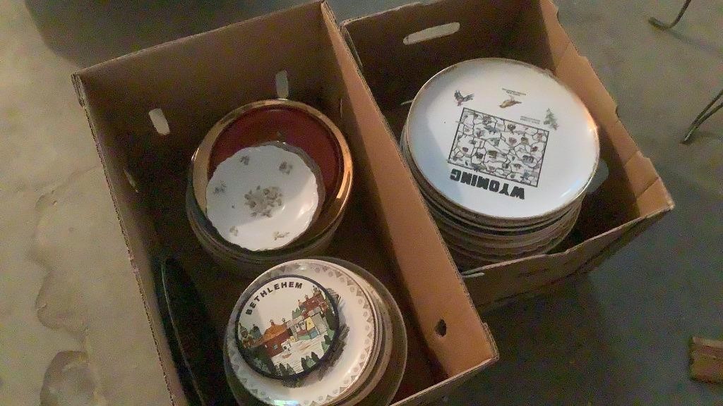 (2) Boxes Of Collector & Decorative Plates