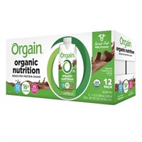 12 Pcs of Orgain Organic Nutrition Shake, Creamy