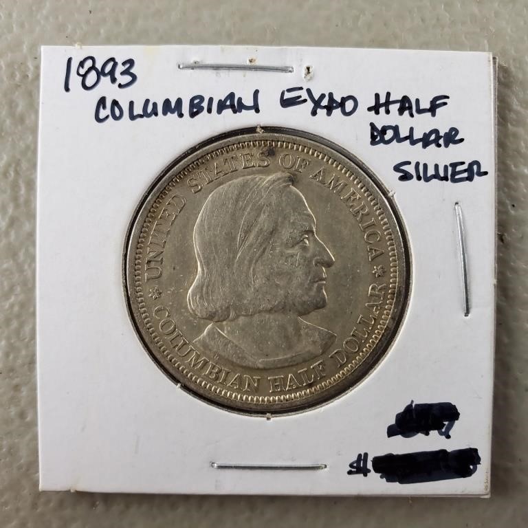 1893 Columbian Expo Silver Half Dollar