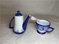 Bombay teapot and cup