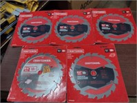 5 Craftsman 6.5'' Circular Saw Blades