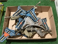 Box lot of corner/frame clamps