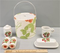 Strawberry Kitchenware incl McCoy Pottery