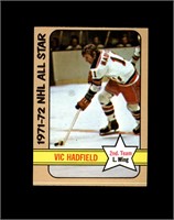 1972 Topps #132 NHL Vic Hadfield VG to VG-EX+