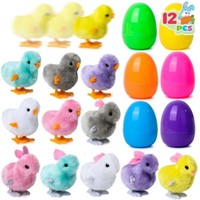 As the pictures show  JOYIN 12 Pcs Easter Eggs wit