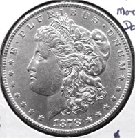 1878 S CHOICE AU MORGAN DOLLAR