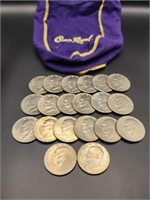 20 Bicentennial Eisenhower (ike) Dollar Coins