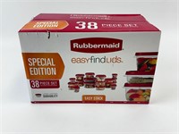New Rubbermaid 38 Piece Plastic Food Containers