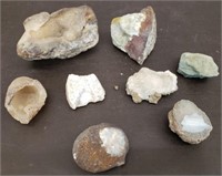 Lot of Agates, Geodes & More