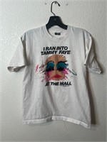 Vintage I Ran Into Tammy Faye Makeup Smudge Shirt