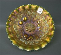 N'Wood Green Three Fruits Stippled PCE Bowl