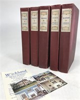 Set of five antique books from the Wickland Estate