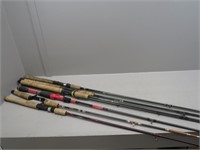 (6) Modern casting rods – Pinnacle TriWing,