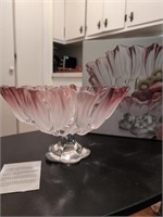 Waltherglas Sylvia NIB pedestal bowl glassware
