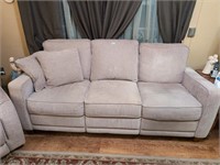 Double reclining electric sofa