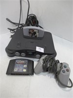Nintendo 64 / 2 Games / 1 Controller / Cords