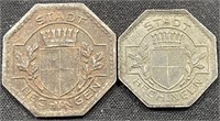 1918 - Hechingen coins 5/10