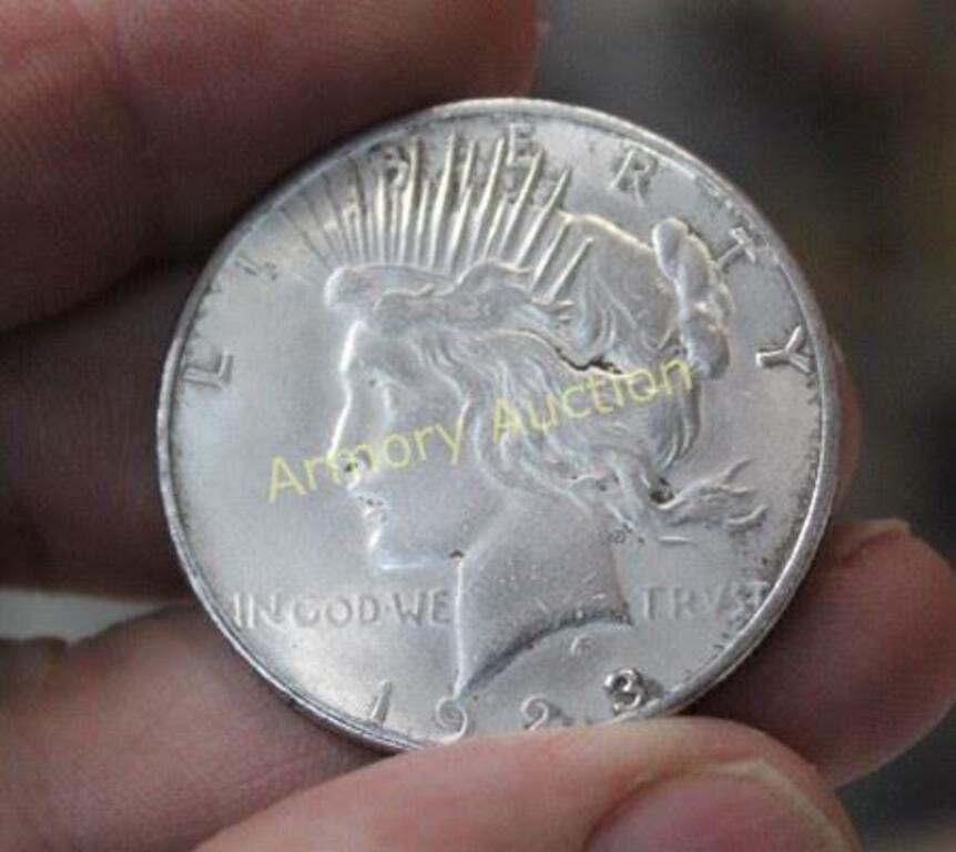 1923 PEACE DOLLAR -OWNER SAYS IT'S NOT REAL SILVER
