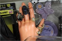 COSTUME JEWELRY RINGS - NOT DISPLAY