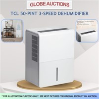 TCL 50-PINT 3-SPEED DEHUMIDIFIER (MSP:$352)