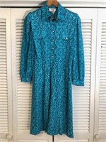 VINTAGE SCHRADER PETITE DRESS SIZE 10