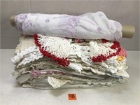 Vintage Linens, Doilies and More