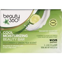 (2) 2-Pk Beauty 360 Cool Moisturizing Cucumber &
