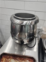 SS SOUP KETTLE WITH LID
