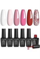 Beetles Gel Nail Polish Set -6 Colors Blueberry