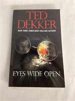 Signed Ted Dekker Eyes Wide Open Book