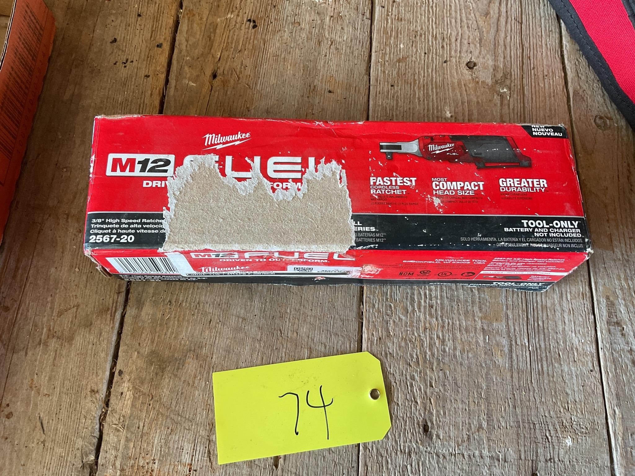 Milwaukee M12 FUEL 3/8 inch cordless ratchet