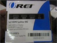 REI- 1 X 2 HDMI SPLITTER 18G